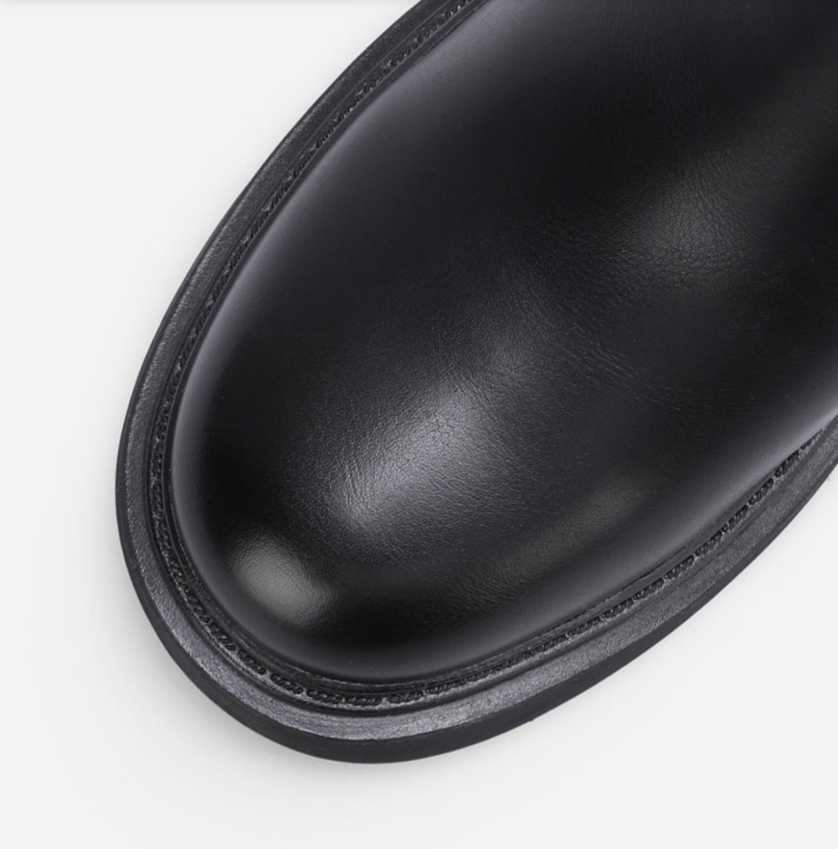 Bottines noires à talon